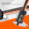 Digital Caliper, 0-150mm LCD Screen Electronic Vernier Caliper Stainless Steel for Measurement.