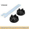 KOGEEK 2Pcs Blender Rubber Coupler Gear Clutch with Removal Tool for Kitchen Aid 9704230.