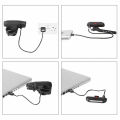 Bike Lights Bicycle Lights Front and Back USB Rechargeable Bike Light Set Super Bright Front and Rear Flashlight LED Headlight Taillight Splash-proof Easy To Install -Black.