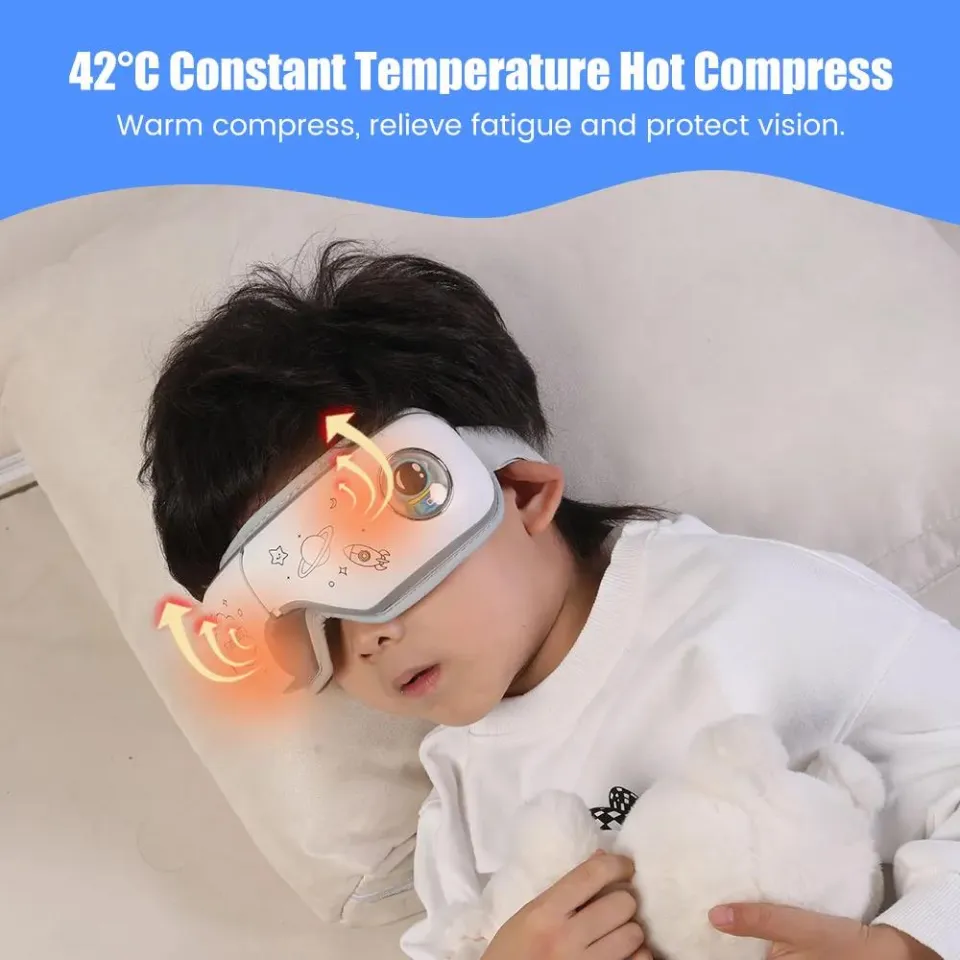 Eye Massager 6D Smart Airbag Vibration Bluetooth Eye Care Instrument Hot  Compress Bluetooth Eye Massage Glasses Fatigue Pouch | Daraz.com.bd