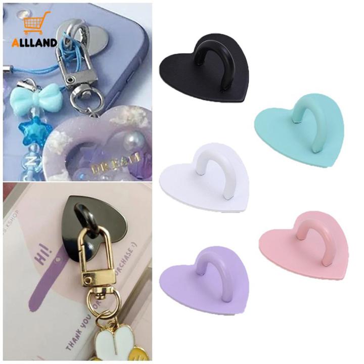 【FUPANG】mobile phone self metal heart shape decorative hanging ring/DIY phones pendant accessories