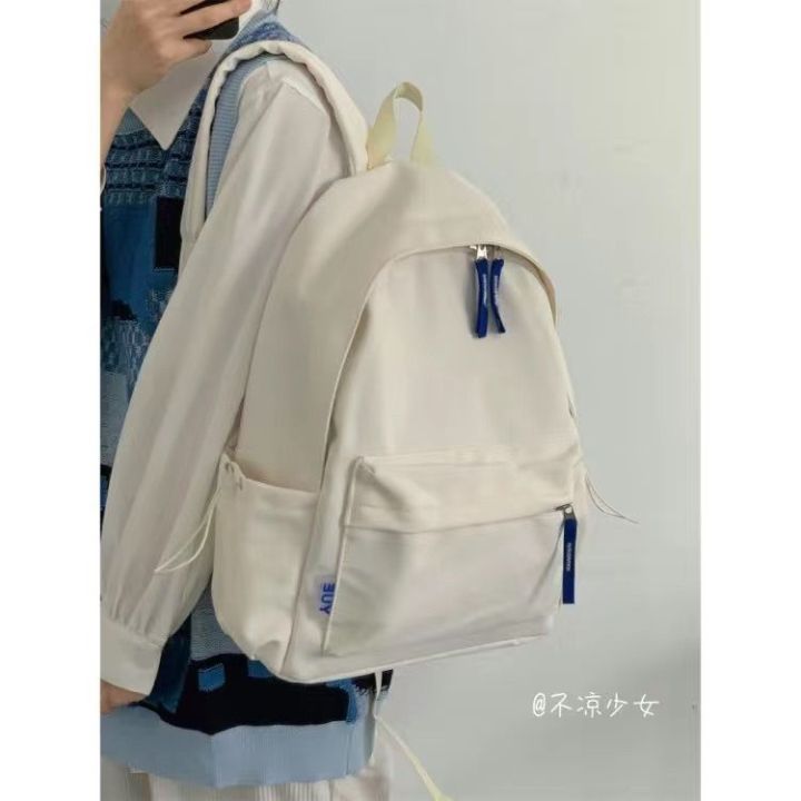 Solid%20Color%20Muji%20Simplicity%20All-Matching%20Schoolbag%20Female%20Korean%20StyleinsFresh%20Girl%20Backpack%20Japanese%20College%20Students'%20Backpack%20-%20Image%202
