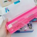 Cartoon Sanrio Pencil Case Double-Sided Pencil Box Pupils' Stationery Storage Box Math Formula Children Cute Gift.