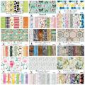Design Sense 12Sheets Flower Sea Printed Scrapbooking Background Paper Pads Vintage Junk Journal Paper Packs Art Handmade Crafts Amour zii. 
