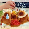 GC Capybara Plush Toy Strawberry Hat Simulation Turtle Backpack Capybara Plush Animal Dolls Birthday Gift For Boys And Girls. 