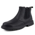 【selevn roind】 Winter Boots Leather Shoes Men Work Safety Shoes Men Indestructible Work Boots Men Safety Boots Steel Toe Shoes Chelsea Boots. 