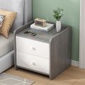 Modern Drawer System Nightstand and Bottom Cubby, Bed Side Table, Bed Side Storage.