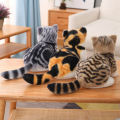 26cm Stuffed Lifelike Cats Plush Toy Simulation American Shorthair Cute Cat Doll Pet Toys Home Decor Gift For Girls Birthday. 