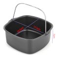 Non-stick Cake Baking Tray Basket Airfryer for Philips Baking Dish Pan Air Fryer Kitchen Air Fryer Accessories Baking Basket. 