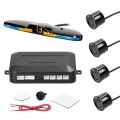 Car Parking Sensor Rear Reversing Radars System 4 Parking Sensors Distance Detection LED Light Distance Display Warning Buzzer. 