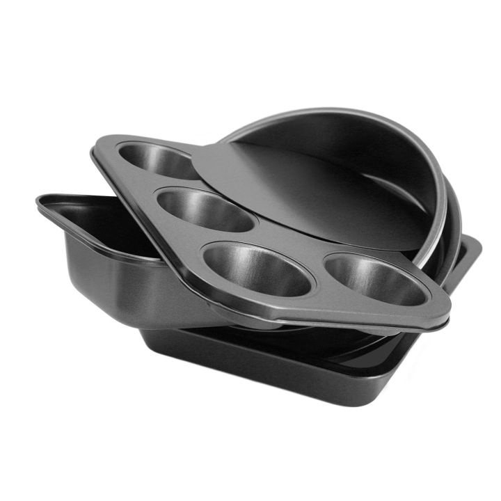 6x%20Baking%20Mold%20Set%20Loose%20Bottom%20Anti%20Stick%20Carbon%20Steel%20Cake%20Pizza%20Bread%20Pan%20HG%20-%20Image%209