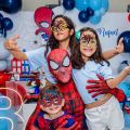 8pcs/set Spiderman Theme Party Glasses Super Hero Disney Spiderman 3D Paper Glasses Kids Boys Happy Birthday Party Decor Toys.