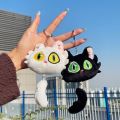 Anime Movie Keychain Anime Cat Suzume No Tojimari Plush Keychain Suzume No Tojimari Plush Toy Anime Daijin Cat Keychain 15cm Soft Sadaijin Black Cat Stuffed Keyring Backpack Pendant. 