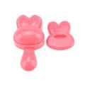 DIY Bunny Shape Food-grade PP Material Sushi Rice Roll Bento Mold Handicraft Rice Roll Mold. 