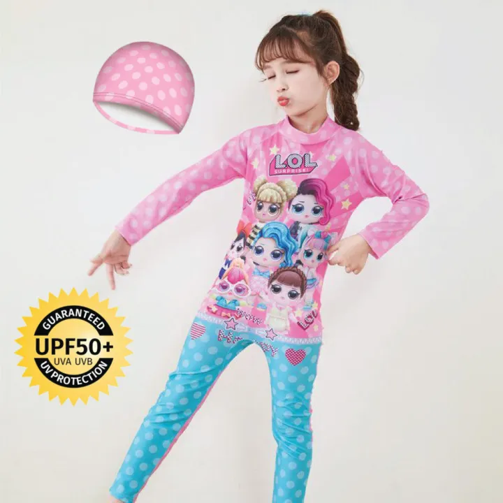 Cute%20long%20sleeved%20children's%20swimsuit%20baby%20girl%20beach%20suit%20with%20UV%20protection%20cloth%20with%20full%20pant%20and%20free%20cap%20-%20Image%203