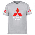 Summer Mens T-Shirt Mitsubishi Motors Logo Print Cotton Casual Short Sleeve Man Harajuku High Quality Unisex T Shirt Euro Size. 