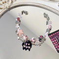 Black Cat Heart Rhinestone Pentagram Star Beads Bracelet For Women Aesthetic Sweet Cool Trendy Jewelry Korean Style Fashion Gift Mzea.