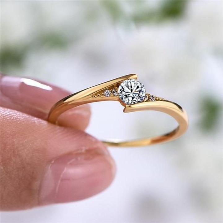 Love Crystal Woman Finger Ring