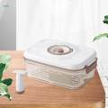 Vacuum Refrigerator Organizer Food Storage Box for Kitchen Refrigerator. 