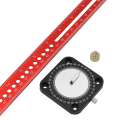 Carpentry Compass Ruler Circle Drawing Tool 12 Inches Aluminum Alloy Drawing Compass Parallel Vertical Crossing Ruler T-Type Drawing Ruler.