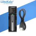 LiitoKala Lii-100B Lii-100 Battery Charger For 18650 18350 26650 16340 RCR123 14500 LiFePO4 1.2V Ni-MH Ni-Cd Smart Charger.