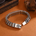 【Seasonal Sale】 Mens Amulet Wealth Lucky Jewelry Vintage Scripture Bracelets Pixiu Bracelet Feng Shui Bangle For Men. 