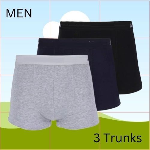 Trunks Boxer For Men - Pack of 3 - Under Wear For Men - Under Wear For Men