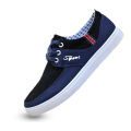 Trendy Casual Sneakers for Men - Comfy Medium Tops with Genuine Leather - Soft and Breathable Canvas. 