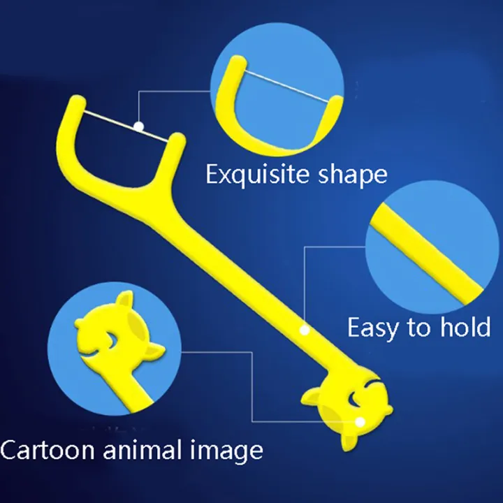96%C3%97Kid%20Dental%20Floss%20Stick%20Flossing%20String%20Tooth%20Picks%20Flossers%20Teeth%20Plaque%20Oral%20-%20Image%203
