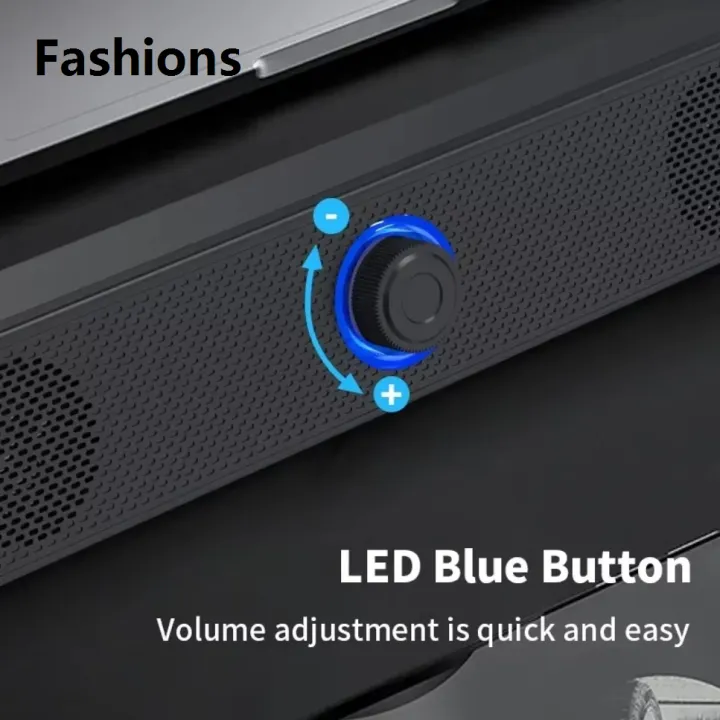 Fashions%20New%20Long%20Wired%20Bluetooth%20Small%20Speaker%20Double%20Speakers%20High%20Volume%20Computer%20Mobile%20Phone%20Home%20TV%20Notebook%20Multimedia%20Desktop%20Speake%20-%20Image%204