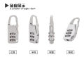 Elegant mart diary stationery password lock backpack anti -theft lock wardrobe cabinet lock lock suit lock. 