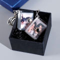 Mini Album Keychain Photo Storage Interstitial Pocket Keyring Lover Memory Gift GJCUTE. 