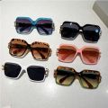 Luxury Brand Designer Oversized Square Sunglasses Women For Men 2023 Vintage Fashion Sun Glasses Trending Punk Pink Hollow Shade.