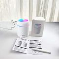 Humidifier Colorful Usb Portable Humidifier For Car, Home, Office, Electric Air Humidifier Aroma Oil Diffuser, Cool Mist Sprayer with Colorful Night Light, 300Ml. 