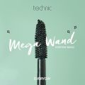 Technic Mega Lash Volumising Waterproof Mascara Black.