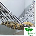 Handmade Ribbon Dolna/Hammock – Extra-Long 8.5ft, Strong & Comfortable Swing in Random Color. 