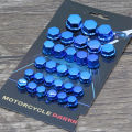 Motorcycle Nut Bolt Cap Cover Decor Centro Motor Bike Ornamental Molding For Motorcycle 30Pcs/Set.