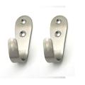 10 pcs single  Stainless Steel Coat Hook Wall Hanger. 