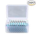 200pcs Slim Brush Professional Interdental Cleaners Soft Picks Tight Teeth Mouthwash Brushes -Blue. 