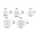 10Pcs 10g 20g 30g 50g 100g Plastic Containers With Liners Travel Jars Bottle Pot Boxes For Face Cream Makeup Hair Care Cosmetics. 