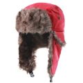 Men's Winter Trapper Aviator Trooper Earflap Warm Russian Waterproof Ski Hat Bomber Cap Russian Warm Ear Protectors Hats Loser Lione. 