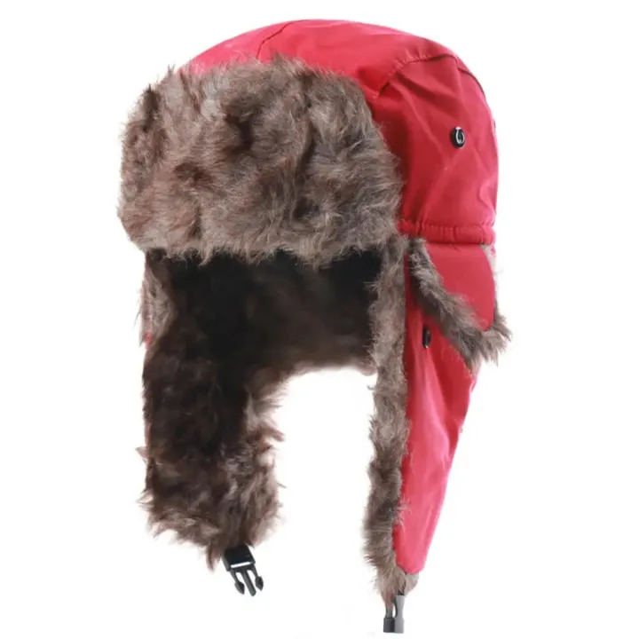 Men's%20Winter%20Trapper%20Aviator%20Trooper%20Earflap%20Warm%20Russian%20Waterproof%20Ski%20Hat%20Bomber%20Cap%20Russian%20Warm%20Ear%20Protectors%20Hats%20Loser%20Lione%20-%20Image%207