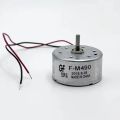 RF-300CA DC 1.5V 3V 3.7V 5V 6V 5200RPM Low Current Mute Mini 24mm Round Spindle Motor DIY Solar Power Hobby Toy Fan Model. 