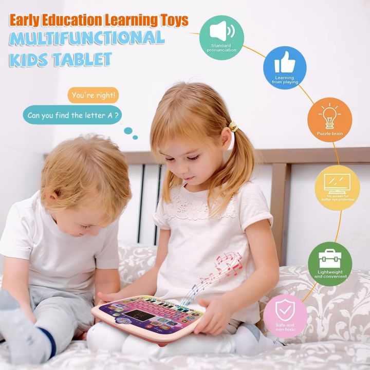 Kids%20Tablet%20Toddler%20Learning%20Pad%20with%20LED%20Screen%20Teach%20Alphabet%20Numbers%20Word%20Music%20Math%20Early%20Development%20Interactive%20Electronic%20Toy%20for%20Boys%20&%20Girls%203%20Years+%20-%20Image%202