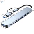 USB Type C Hub Adapter USB C Multiport Adapter for Type C Notebooks. 