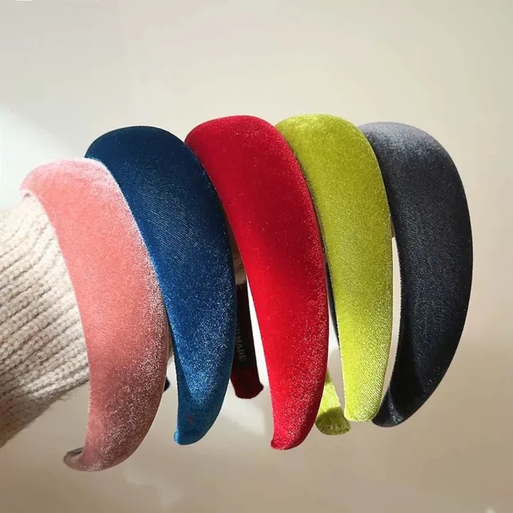 Korean%20version%20of%20the%20autumn%20and%20winter%20new%20solid%20color%20velvet%20headband%20female%20show%20face%20small%20wide-brimmed%20plush%20headband%20high%20skull%20sponge%20headband%20girl%20-%20Image%202