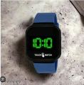 Nice quality Led watch for men rubber strap colour black. 