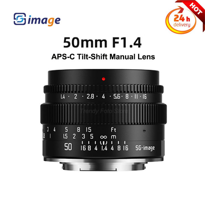 SGimage 50mm Tilt-Shift Manual Lens Large Aperture APS-C