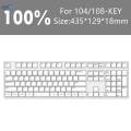 Mechanical Keyboards Dust Cover Clear Acrylic Keypads Cover for Desktop Home. 