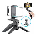 Mini Flexible Tripods Phone and Live Set for Professional Photo Video Camera Handheld Stabilizer Hand Grip Vlogging Tripod With 360° rotatable phone holder for DSLR GoPro  Action Camera & Smartphone. 
